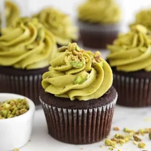Pistachio Cupcakes